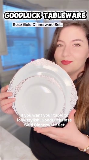 Only Ayse 💫 on Instagram: "Elevate every meal with GoodLuck Tableware ✨ @goodlucktableware_ Timeless design, elegant details, and a table that feels truly special. Because beautiful moments start at the table 🤍 Use my link below for 12% OFF don’t forget to apply my code: Aysegul12 at checkout: Goodluck Tableware Rose Gold Set 12% OFF: https://reurl.cc/Ebl1ok #goodlucktableware #goodluckpartyware #tabledecor"