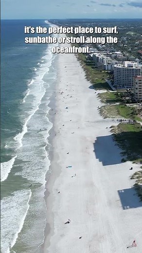 Jacksonville Beach From Above 🌊☀️ | Florida’s Coastal Gem #jax #jaxbeach #jacksonville #florida