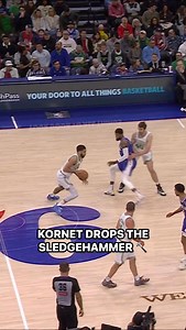 Luke Kornet with the BIG jam and the bench is LIVING for it! 🔥 Celtics-Sixers • TNT | NBA