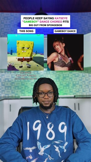 People Keep Saying Katseye "GameBoy" Dance Choreo Fits Ice Spice "Big Guy" From SpongeBob #shorts