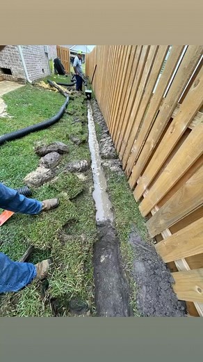 🚨💧🏠💦ARE YOU STRUGGLING WITH A SOGGY YARD CAUSED BY SUBSURFACE WATER THAT REFUSES TO DRY UP, OR STORM WATER? Feeling unsure about what to do? We're here to assist you. The development of new subdivisions in low-lying swampy areas has led to a familiar challenge: water is unable to penetrate the thick layers of clay, sand, and existing swampy area. However, a French drain can provide a practical solution to your issue, enabling you to reclaim your yard and restore its functionality and aesthet
