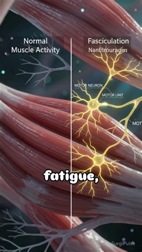Muscle twitching explained in 3D#anatomy #muscle