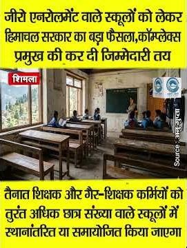 Merger of Schools | Rohit Thakur | Zero Enrollment |