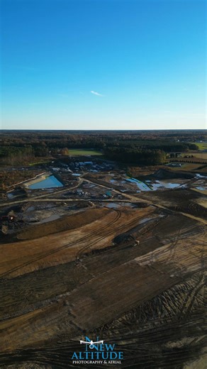 🚁 Construction Site Flyover – Early Stage Progress From Above 🏗️ There’s nothing like seeing a construction project in its earliest stages from the air. This flyover captures a large job site at the very beginning of development, where site preparation and groundwork are laying the foundation for everything that follows. Early-stage drone flyovers provide a valuable starting point for documenting progress and creating a visual record that shows how a project evolves from raw land to completed 