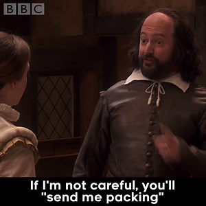4.3M views · 8.8K reactions | Happy Birthday William Shakespeare. It might be a cliché but 455 years after he was born he is the greatest writer that ever lived and he did buy the second biggest home in Stratford, in a nutshell. (via BBC Comedy) | BBC Shakespeare | Facebook