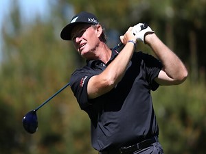 Ernie Els wins for the first time on the PGA Tour Champions