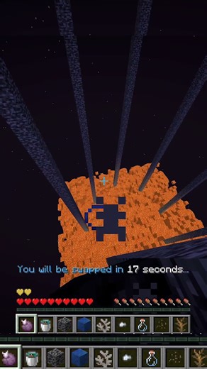 Will A Chorus Fruit Work In Minecraft Rising Lava?