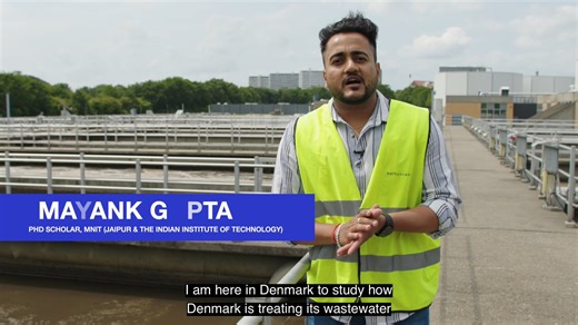 Visit from India at Marselisborg Wastewater Treatment Plant