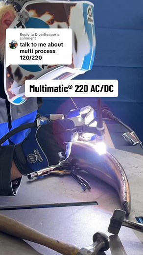 Replying to @DiverReaper Get robust welding capabilities with a multiprocess machine! #millerwelders #welder #multiprocess #multimatic #migweld #tigweld #stickweld #fluxcore