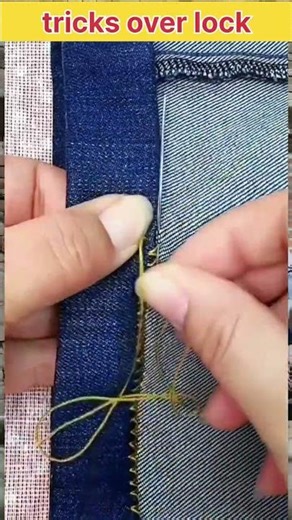 overlock tricks for beginners 👍#shorts #youtubeshorts #shortvideo
