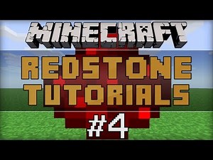 Redstone Tutorials E04: Trip Wire And Redstone Clocks