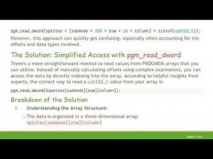 How to Read uint32_t Values from a Nested PROGMEM Array in C+ + on Arduino