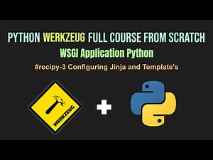#recipy3 Werkzeug Full Course From Scratch | Werkzeug Tutorial For Beginners | WSGI Python | AIOC