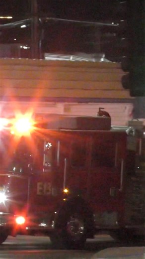 Burbank Fire Department Engine 13 responding to a Medical Call