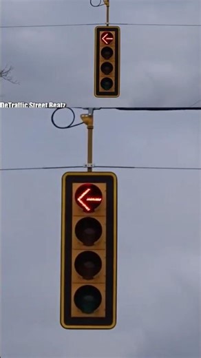 Flashing Red Arrow Traffic Light