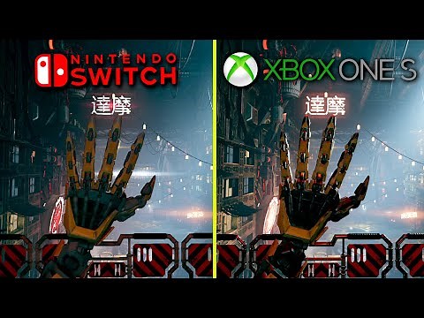 Ghostrunner Nintendo Switch vs Xbox One S Graphics Comparsion