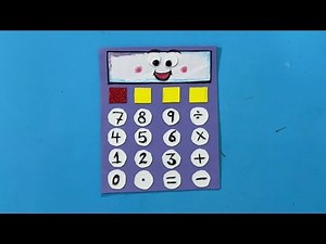 Cute Calculator Craft | Easy DIY Project Creative Calculator Craft DIY School Project