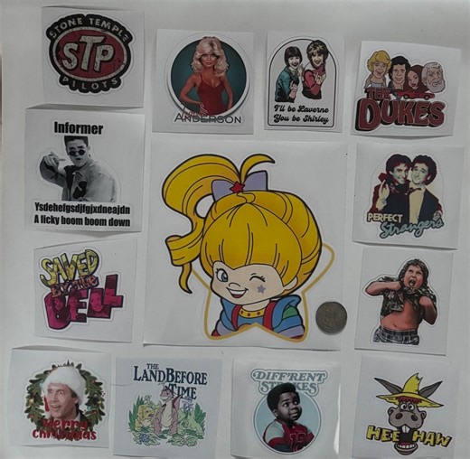 GIANT Gen-x Stickers Collection 110  Sticker Lot Pop Culture Movies Music Toys Cartoons 1980s Eighties 80s 90s 70s 80’s Generation X (X3) - Etsy