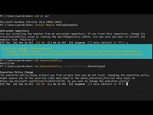 Installing the PSWindowsUpdate PowerShell Module on Windows 10 [Vagrant: Develo... Env... Made Easy]