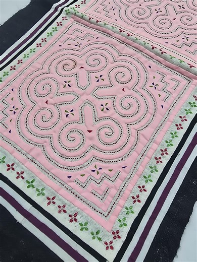 Hmong Reverse Applique Cloth, Hand Embroidery Fabric, Hmong Quilt Fabric - Etsy