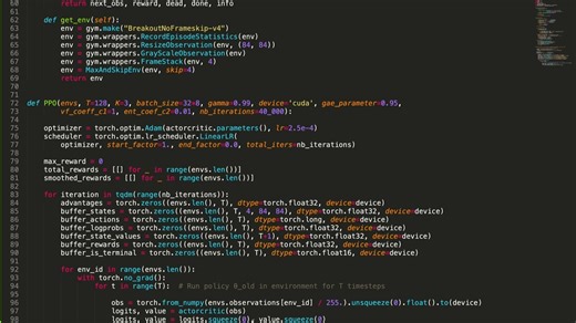 PPO Implementation from Scratch Reinforcement Learning
