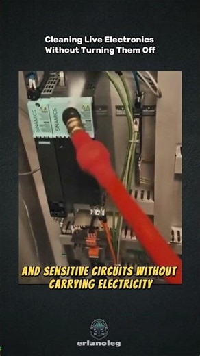 Why Spraying Liquid on a Powered Circuit Is Safe