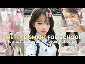 How to Look Pretty and Smart at School | Beauty with Brains 💌