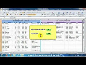 Excel création d'un Facturier professionnel