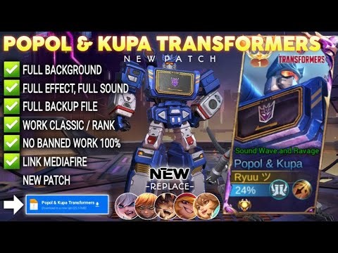 Script Skin Popol & Kupa Transformers No Password | Full Effect & Voice | New Update