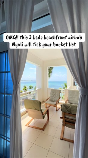 3-Bed Beachfront Airbnb in Nyali That Belongs on Your Bucket List