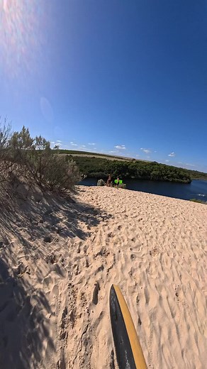 Day 43 of trying to cross the river @GoPro #fyp #mooreriver #goprohero13 #australia #sanddune