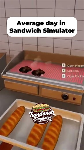 Average day in Sandwich Simulator #sandwichsimulator #fiftyeightstudios