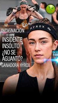 No se aguanto! Joanna Wietrzyk gana HYROX tras un incidente insólito