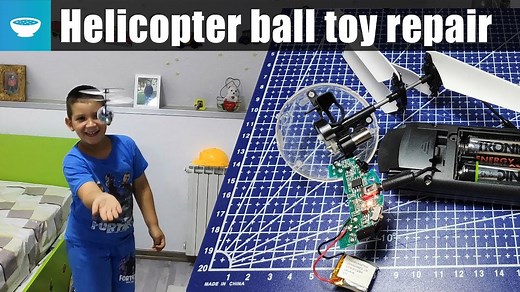 Helicopter Ball Toy Repair: Reviving a Lithium Battery That Won’t Charge