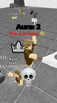 Aura farming 💀😎🤯 ROBLOX #shortsfeed #shorts #aura #games #gaming