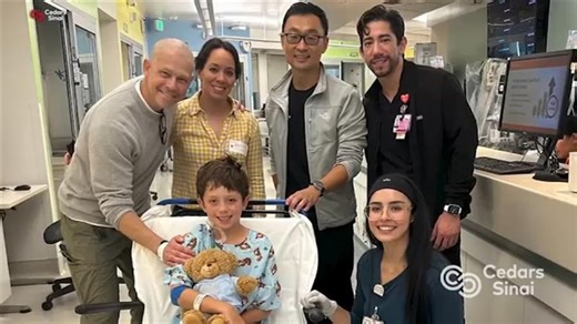 Young boy saves father's life with stem cell donation: 'He's my hero'