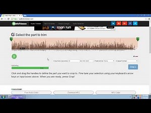online audio cutter