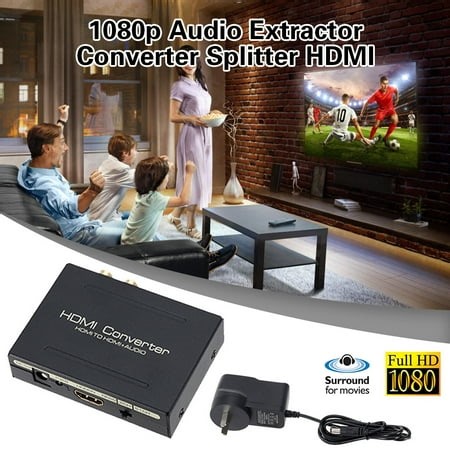 Cameland 1080P Audio Extractor Converter Splitter Hdmi To Hdmi and Optical Spdif Rca L/R - Walmart.ca