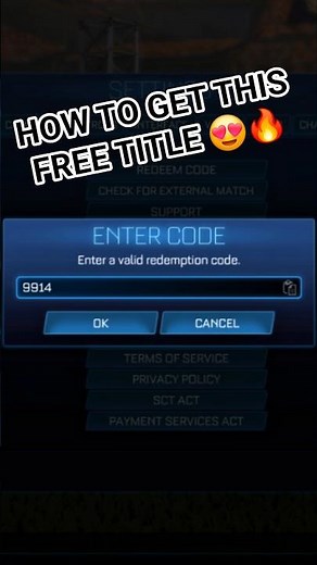 This *SECRET CODE* Unlocked the NEW RLCS BATHROOM CODE 9914 TITLE in Rocket League! HOW TO REDEEM IT