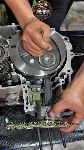 Piston & Crankshaft Assembly – Smooth Engine Rebuild Process