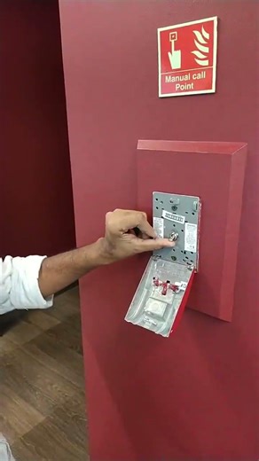 Manual Call Point Testing #shekhpurasecuritysystems #firealarm #alarm