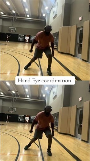 Hand eye coordination drill with movement….