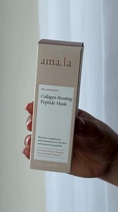 A peptide-powered gel mask provides deep hydration, smoother texture, softened fine lines, and collagen support - save 20% today. | Amala Beauty