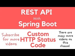 REST API with Spring Boot - Return Custom HTTP Status Code from RESTful Web Service Endpoint
