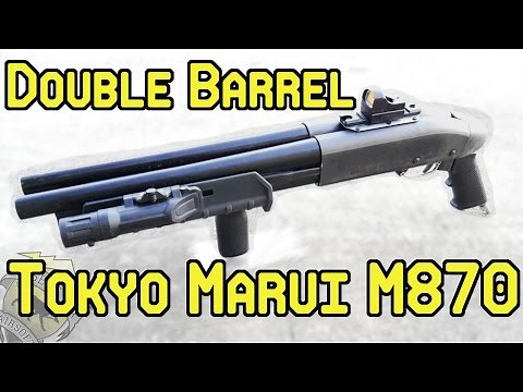 Double Barrel Tokyo Marui M870 Shotgun (High Ground Airsoft)