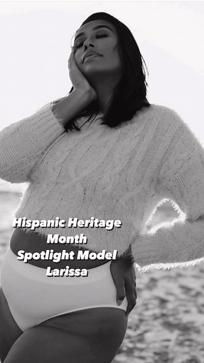 #HispanicHeritageMonth Spotlight Model and Sept 2023 cover model @larissa.byrd #diversityandinclusion #inclusionmatters #plusmodelmag | Plus Model Magazine