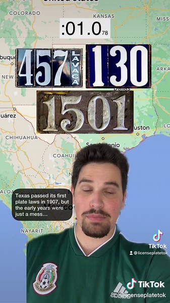 Texas License Plate History Explained in 30 Seconds