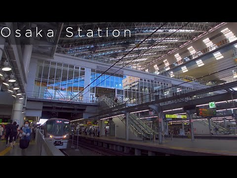 大阪駅構内/Osaka Station Yard【4K HDR】