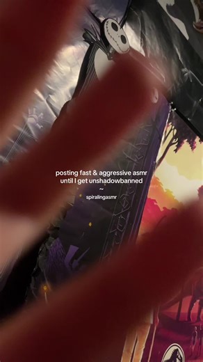 Please I’ll behave this time i pinky promise 😓 #shadowbanned #asmrsounds #scratching #tingles #asmr