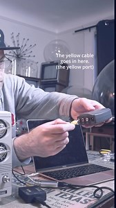 I use my Mac to put video art on my old TVs. Here’s a how-to for connecting a Macbook (non-Thunderbolt) to a vintage black and white TV. Maybe some of this will be helpful to some of you. There are other ways to do this but this one works for this specific tv and laptop. #avart #demo #howto #vintagetvs #television #vintage #VDMX #realtime #videoart | Ellingson